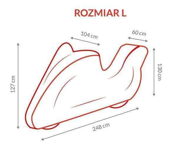 PROTECTOR + KUFER pokrowiec na motocykl