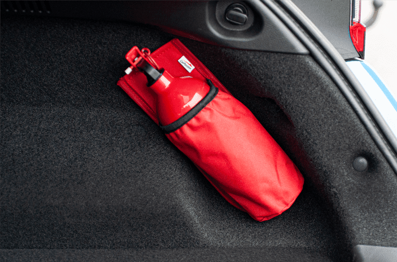 Pokrowiec na gaśnicę samochodową SAFER – uchwyt ochronny 1 kg | CarPassion